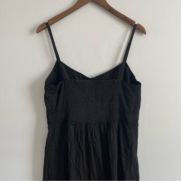 Solid & Striped | Women’s The Tilda Pintuck-Pleated Cotton-Poplin Dress Black L - Picture 2 of 10